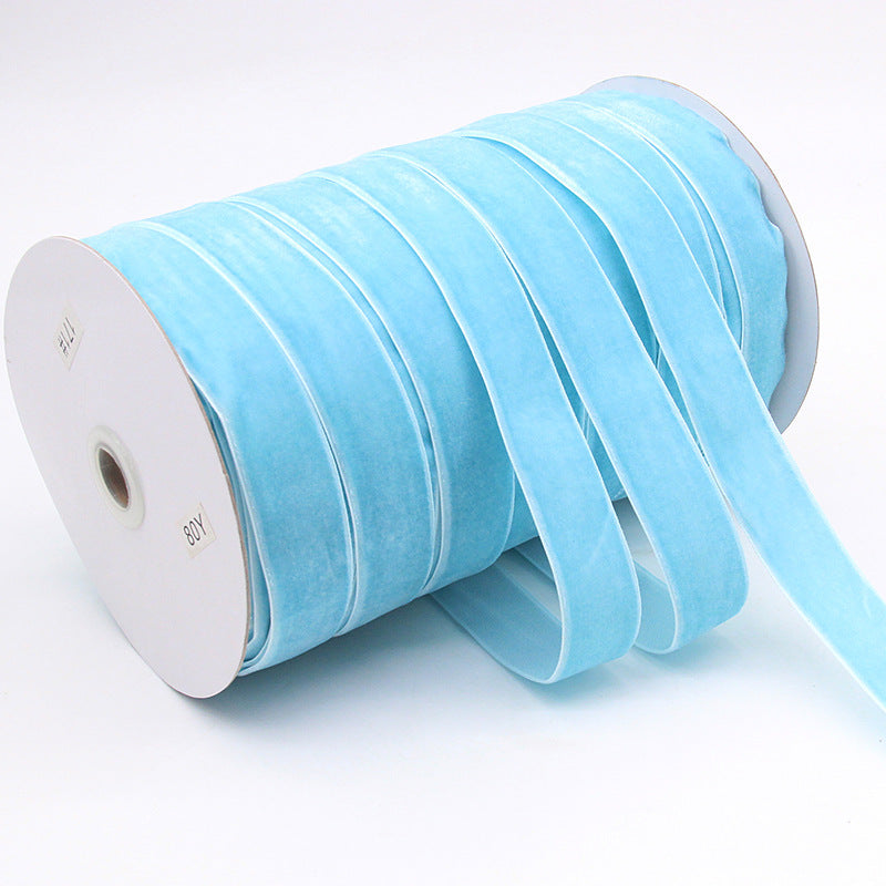 Household Portable Solid Color Velvet Ribbon