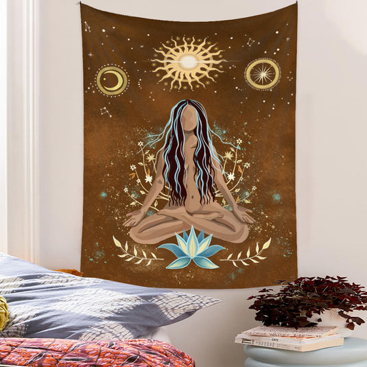 Bohemian Tapestry Room  Background Wall Decor