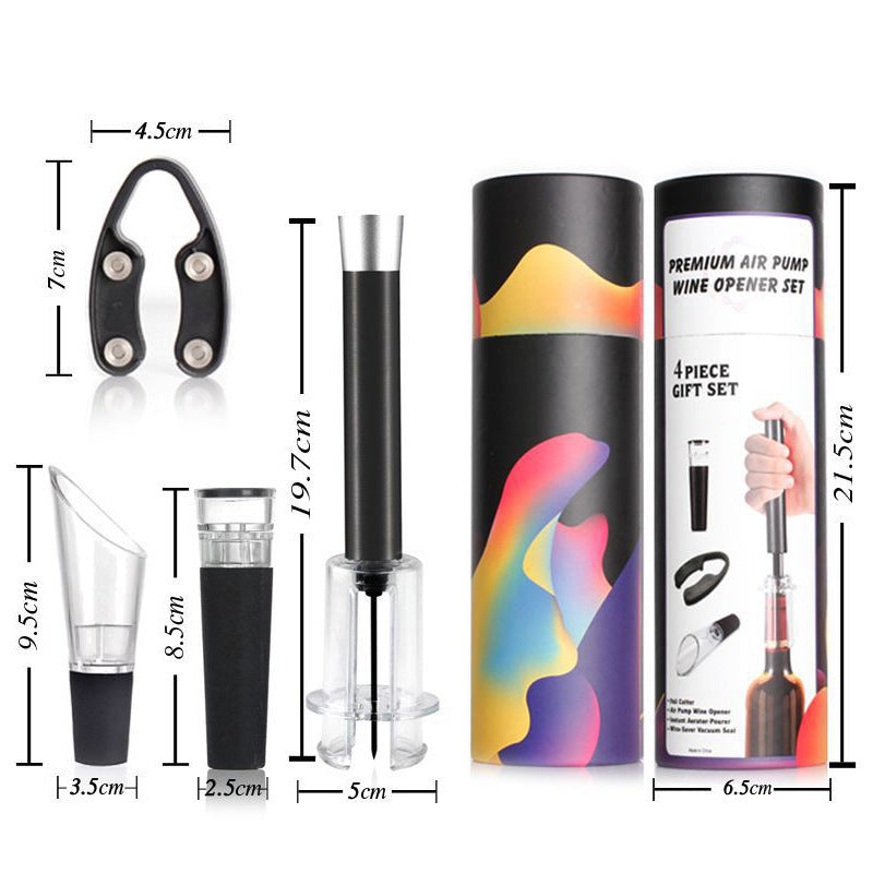 Pneumatic Wine Corkscrew 4-piece Wine Corkscrew