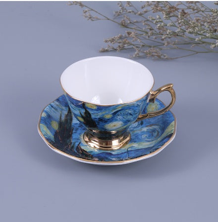 Coffee Cup & Saucer Bone China Afternoon Tea Set