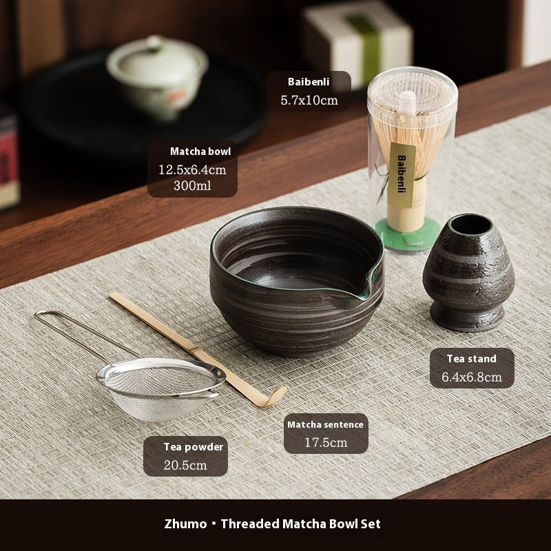 Tea Whisk Brush Matcha Tool Point Tea Gift Box Suit