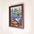 A4 børns maleri opbevaringsramme DiyKidsArt magnetisk billedramme