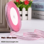 Colored Bands Gift Packaging Bow Ribbon