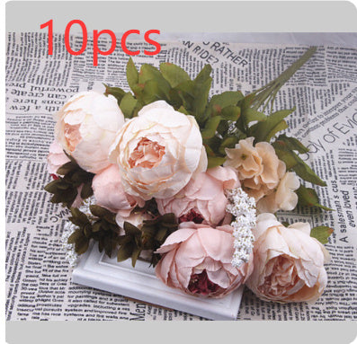 13 Core-spun Peony Decorative Flowers Artificial Flowers Artificial Flowers