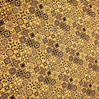 Natural Cork Leather Plaid Makeup Bag Hand Pulled Case Sofa Cork Fabric