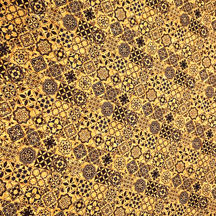 Natural Cork Leather Plaid Makeup Bag Hand Pulled Case Sofa Cork Fabric