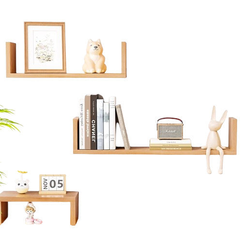 Wall Shelf U-shaped Bookshelf Living Room Background Wall Flat Partition Shelf
