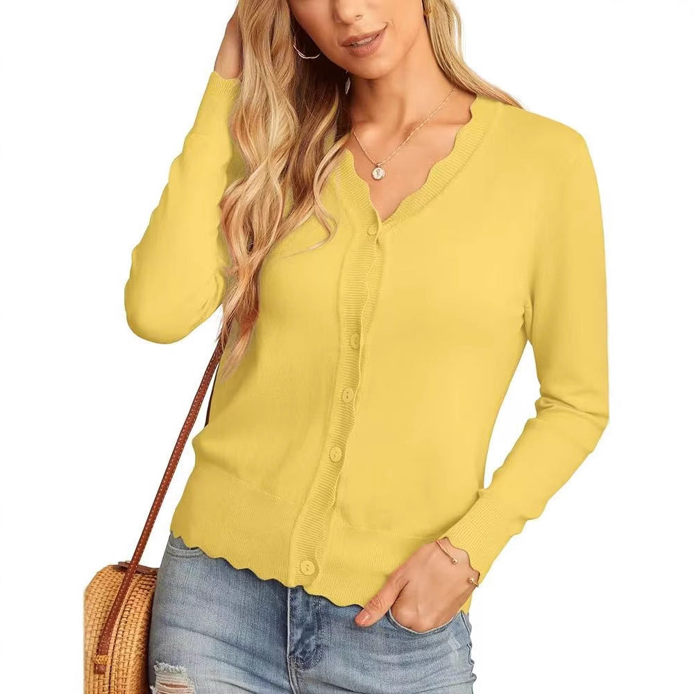 Fashion Short Knitted Cardigan Coat - Grand Goldman