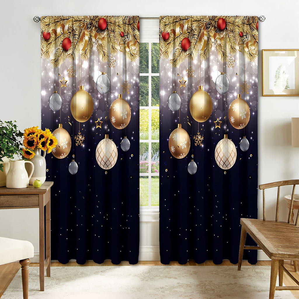 Digital Printed Christmas Curtains
