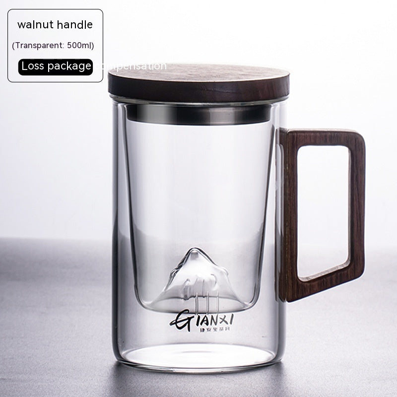 Office Tea Water Separation High Borosilicate Glasses