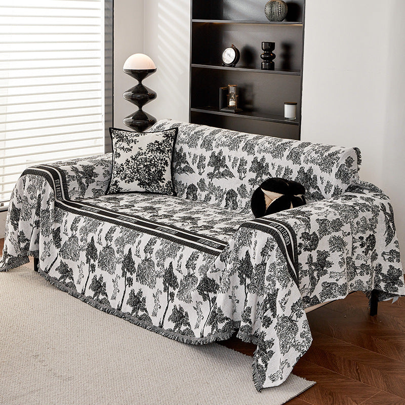 Chinese Style Sofa Cushion Sofa Towel One-piece Sofa Cover Cloth
