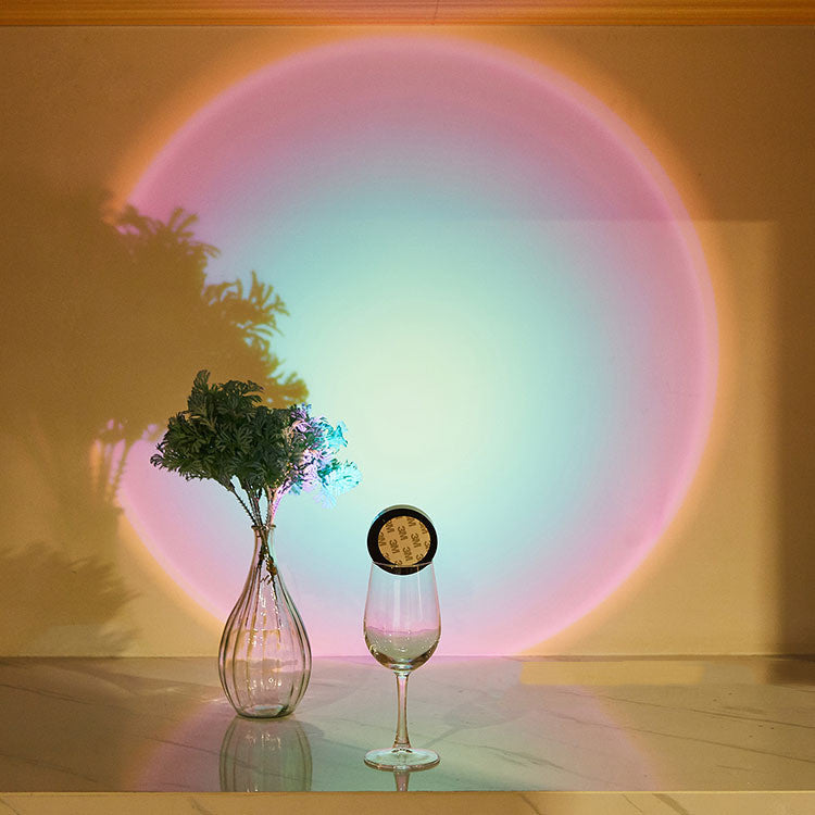 Led Lights Wireless Closet Kitchen Lights Under Furniture Battery Powered Sunset Nightlight Wall Lamp Bedroom Decoration Cabinet - Grand Goldman