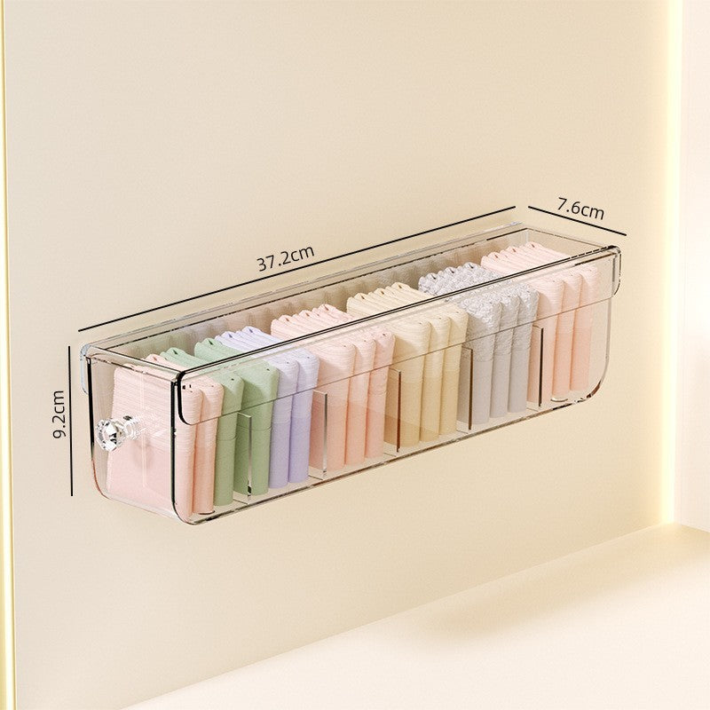 Drawer Underwear Storage Box Wall-mounted Clothing Socks Finishing Box Wardrobe Personal Clothing Artifact Three-in-one