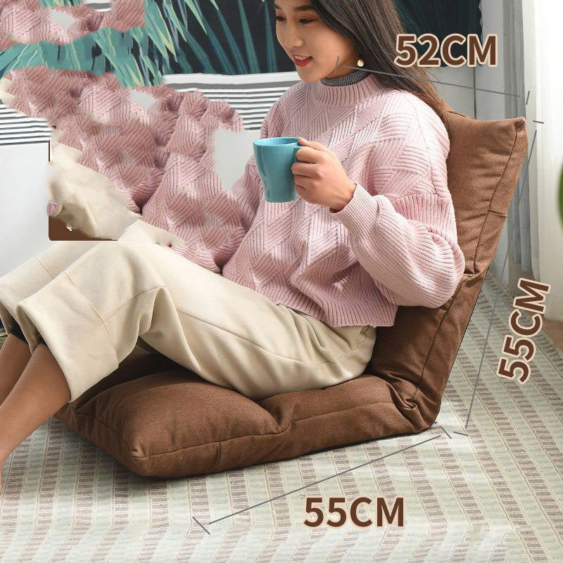 Bed Backrest Floor Small Sofa Folding Single Bay Window Computer Recliner