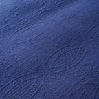 akkialla Queen Quilt Bedding Set,Navy Blue Ultrasonic Full/Queen Quilt Set,Lightweight Soft Bedspread Coverlet,Modern Style Coin Pattern Bed Cover for All Seasons,3 Piece(1 Quilt,2 Pillow Shams) - Grand Goldman