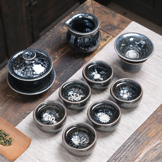 Tea Set Jianzhan Tea Cup Gift Ceramic Kung