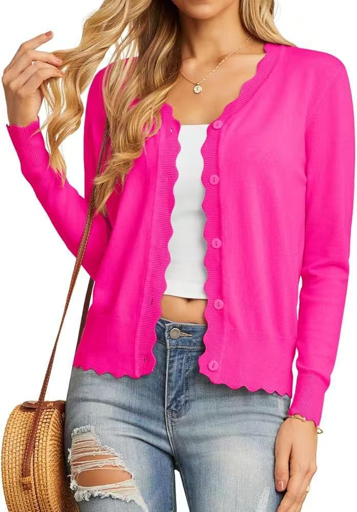 Fashion Short Knitted Cardigan Coat - Grand Goldman