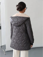 Aveloria Affinna Casual Quilted Loose Hooded Padded Padded Coat Clothes Winter