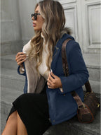 Aveloria Hooded Cinched Waist Casual ParkaPadded Insulated Polyfill Synthetic Insulation Winter Coat - Grand Goldman