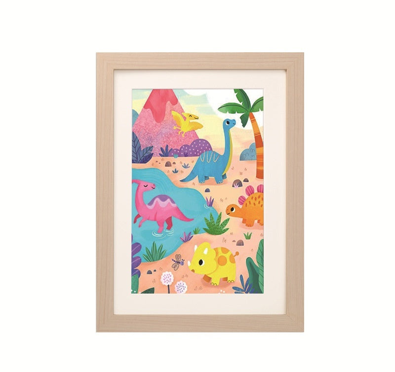 A4 børns maleri opbevaringsramme DiyKidsArt magnetisk billedramme