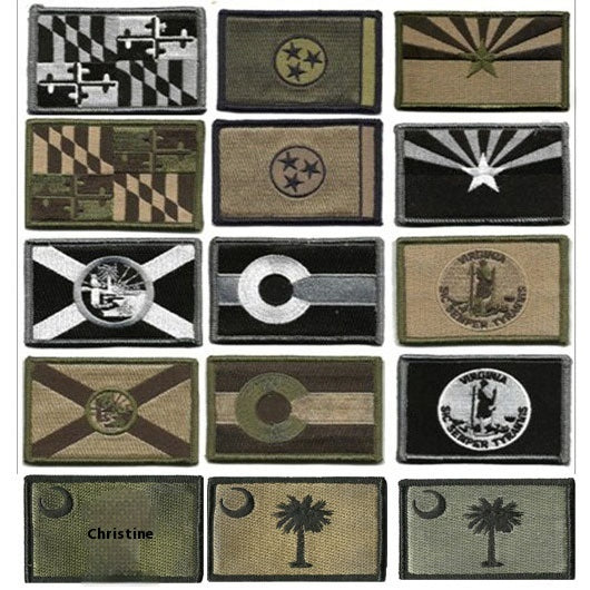 Embroidered Armband Double-sided Velcro Cloth Label