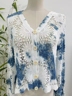 Ethnic Style Handmade Tie-dyed Loose Small Outerwear Top