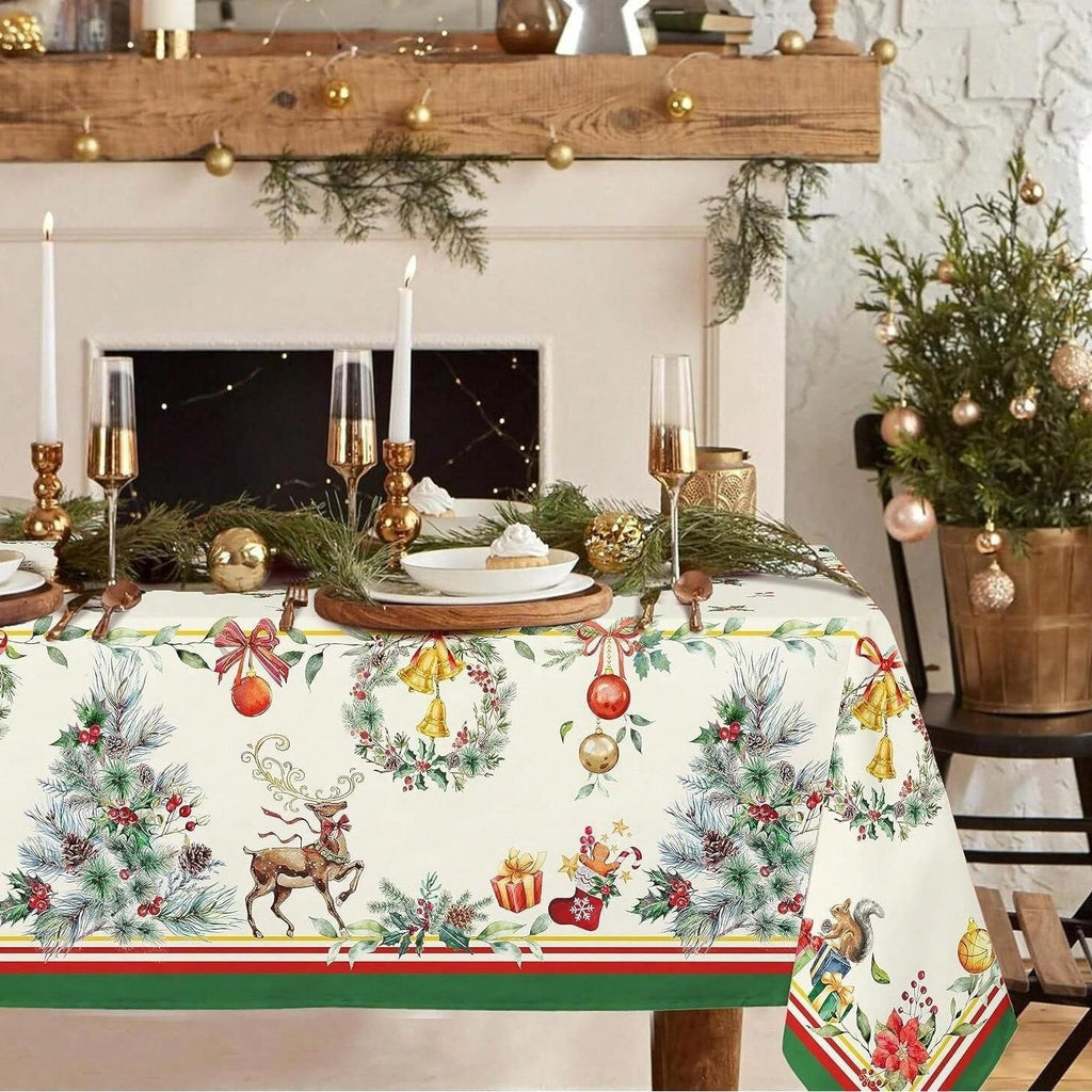 Coffee Table Square Cloth Round Table Waterproof Table Cloth Dining Table Polyester