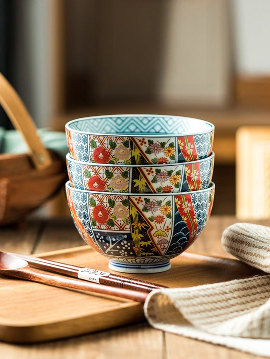 Classic High-grade Japanese Style Ceramic Bowl Large