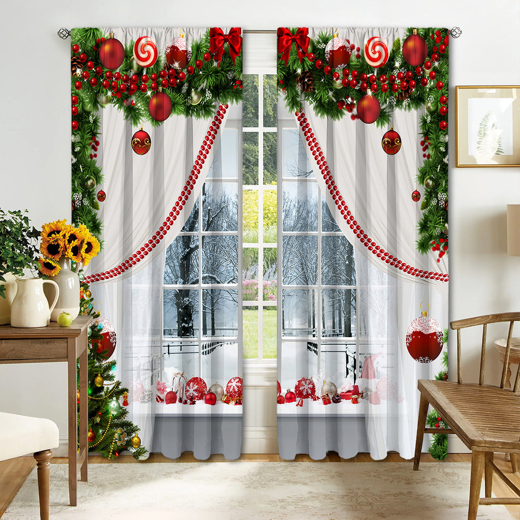 Digital Printed Christmas Curtains