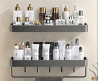 Punch-free Bathroom Storage Rack Bathroom Wall-mounted Storage Rack