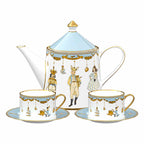 Bone China Teapot Tea Set Cup And Saucer Exquisite