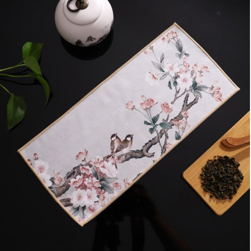 Kung Fu Tea Set Accessories Absorbent Thickened Mat Rag