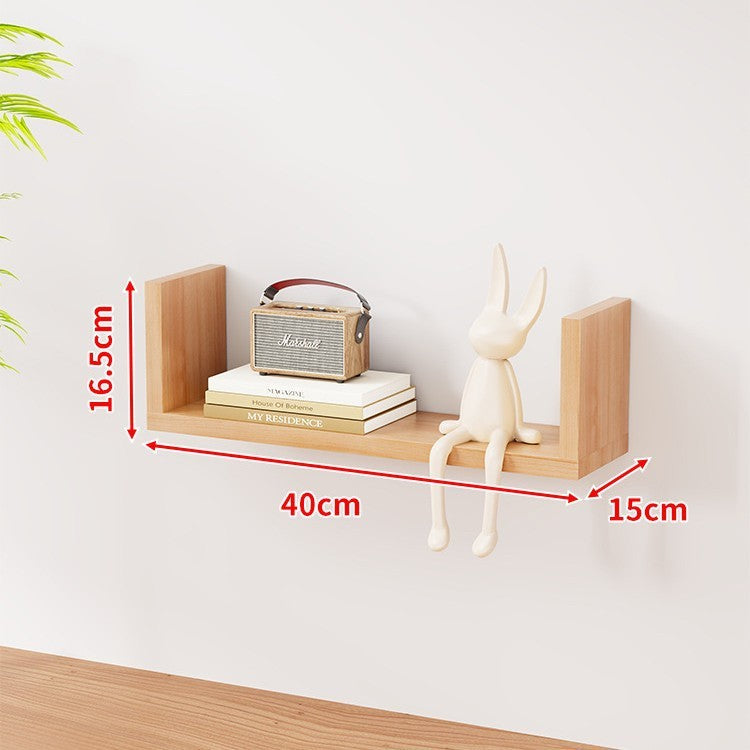 Wall Shelf U-shaped Bookshelf Living Room Background Wall Flat Partition Shelf
