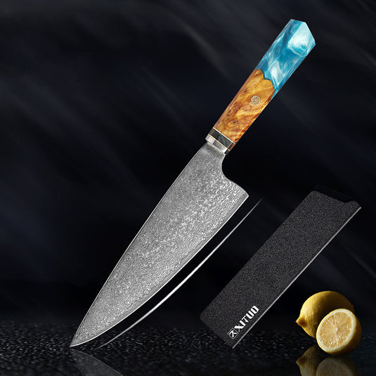 Køkkensæt Kniv Damaskus Stål Køkkenkniv Køkkenkniv Kokkekniv Santoku Kniv Japansk kniv Køkkenværktøj