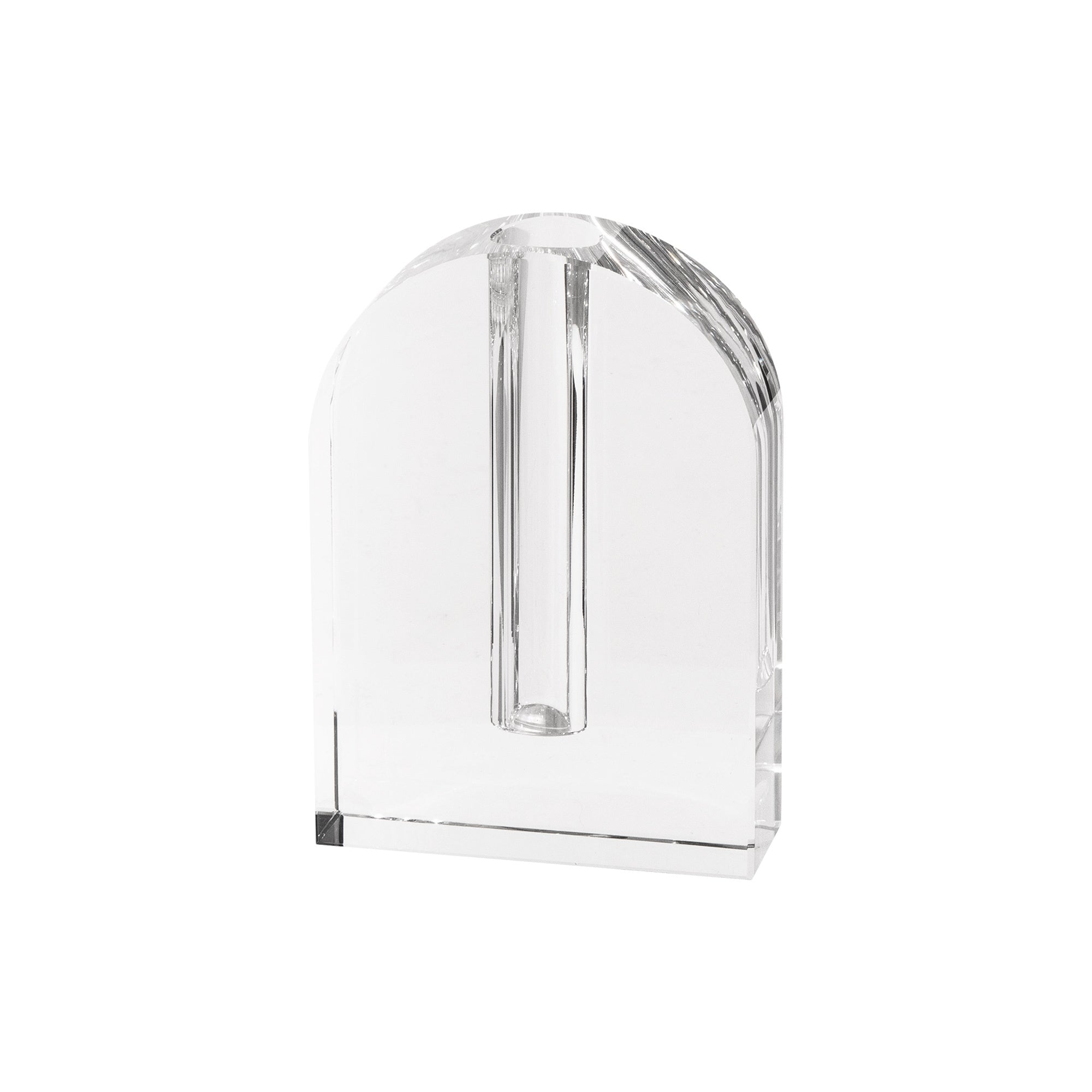 Vaso de Cristal Transparente Série Solidificação Vaso Espírito Fada