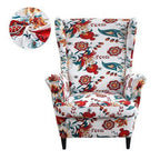 Printed Stretch American Style Sofa Chair Cover