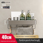 Punch-free Bathroom Storage Rack Bathroom Wall-mounted Storage Rack