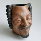 Hip Hop Portrait Personality Succulent Potted Office Home Desktop Pen Holder Storage Small Ornaments
