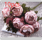 13 Core-spun Peony Decorative Flowers Artificial Flowers Artificial Flowers