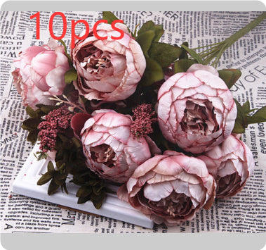 13 Core-spun Peony Decorative Flowers Artificial Flowers Artificial Flowers