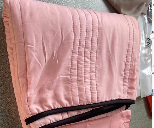 Cooling Blankets Pure Color Summer Quilt Plain Summer Cool Quilt Compressible Air-conditioning Quilt Quilt Blanket - Grand Goldman