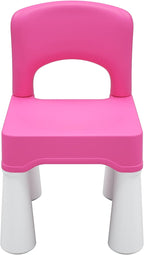 burgkidz Plastic Toddler Chair, Durable and Lightweight Kids Chair, 9.3" Height Seat, Indoor or Outdoor Use for Toddlers Boys Girls Ages 2 and Up - Grand Goldman