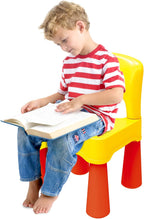 burgkidz Plastic Toddler Chair, Durable and Lightweight Kids Chair, 9.3" Height Seat, Indoor or Outdoor Use for Toddlers Boys Girls Ages 2 and Up - Grand Goldman