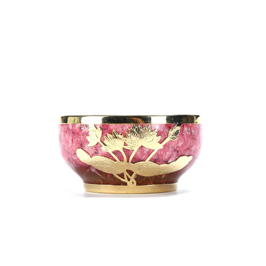 Golden Inlaid Jade Teacup Kiln Changed Hand-drawn Household Kung Fu Tea