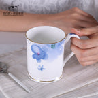 High-end Bone China Ceramic Lovers Drinking Cups And Teacups As Gifts