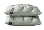 A Pair Of Feather Pillows And White Goose Single Neck Guards
