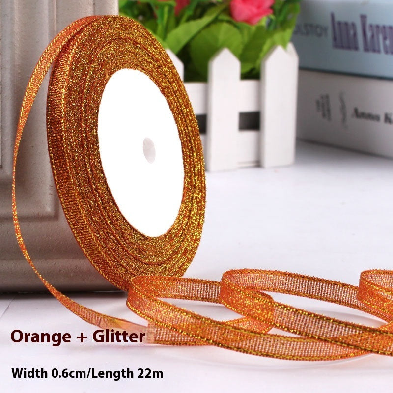 Colored Bands Gift Packaging Bow Ribbon