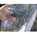 Water Transparent Recliner Foldable Inflatable Hammock With Sequins Float Recliner