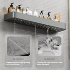 Punch-free Bathroom Storage Rack Bathroom Wall-mounted Storage Rack