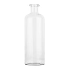 Vaso in vetro per bocca trasparente blu semplice vaso nordico inserito